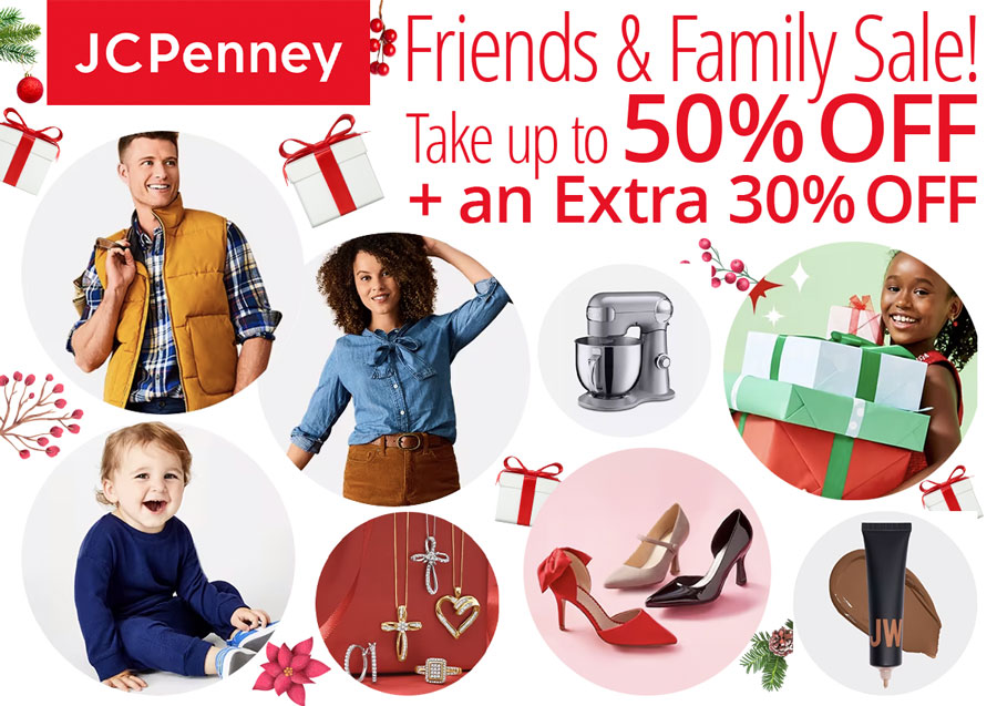 JCPenney's Friends & Family Sale - Savings for Everyone!