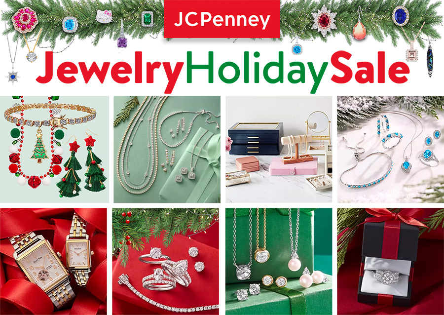 Sparkle and shine this season with JCPenney's jewelry holiday sale, where every piece is a jewel of joy.