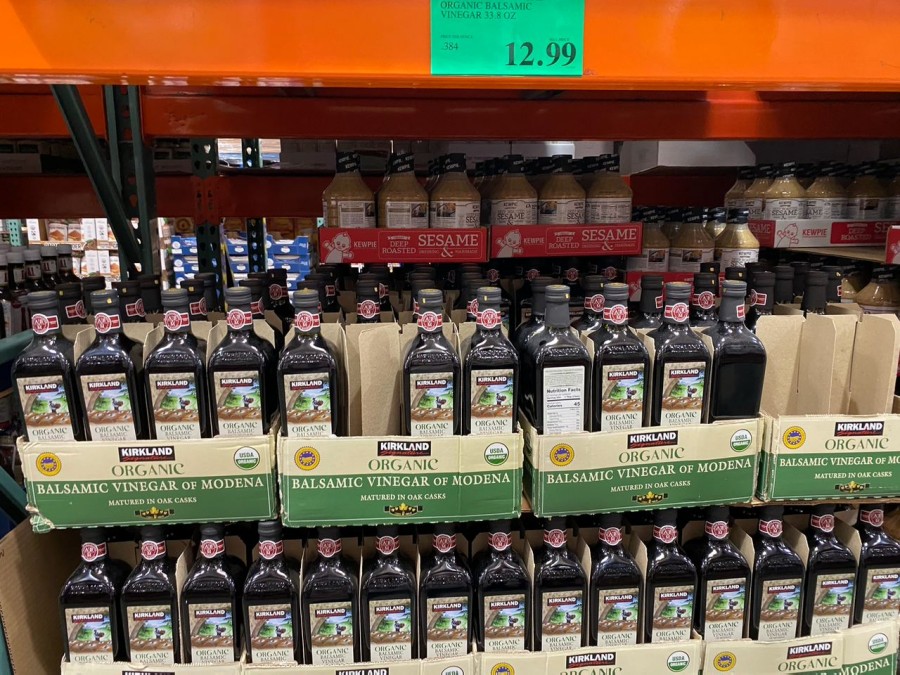 Enjoy the rich flavor of Italian balsamic vinegar—made with organic ingredients from Costco!