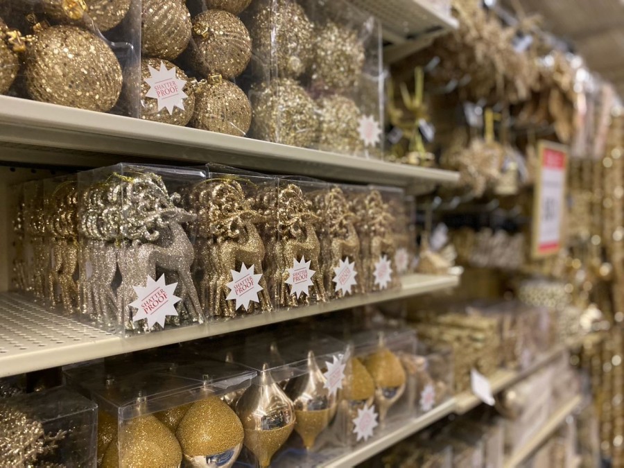 Create a jolly holiday with Hobby Lobby's Glitter Reindeer Ornaments! 