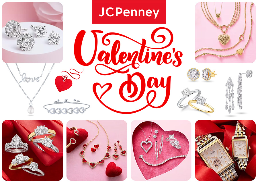 Heartfelt savings await you at JCPenney's Valentine's Day Sale!