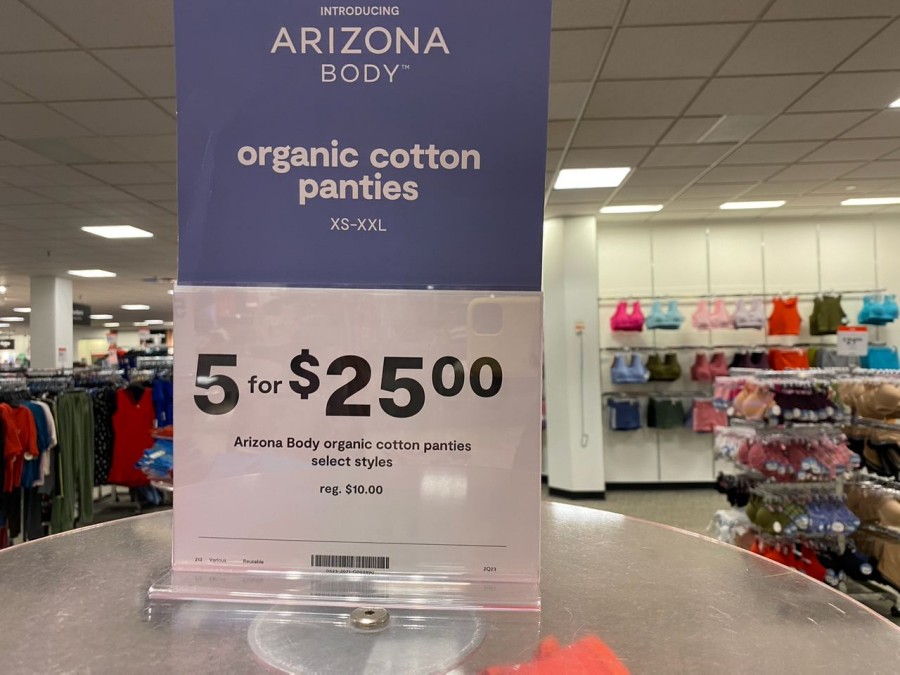 Introducing Arizona Body: Grab 5 Organic Cotton Panties for Only $25!