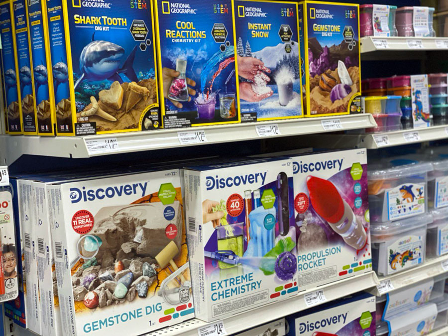 Explore the Cosmos: Discovery Mindblown Rocket Launch Toy Adventure