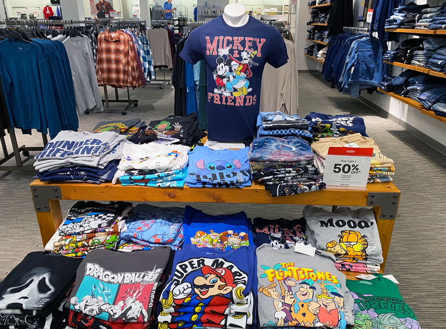 Iconic Style: Shop Disney T-shirts Now Available at JCPenney!
