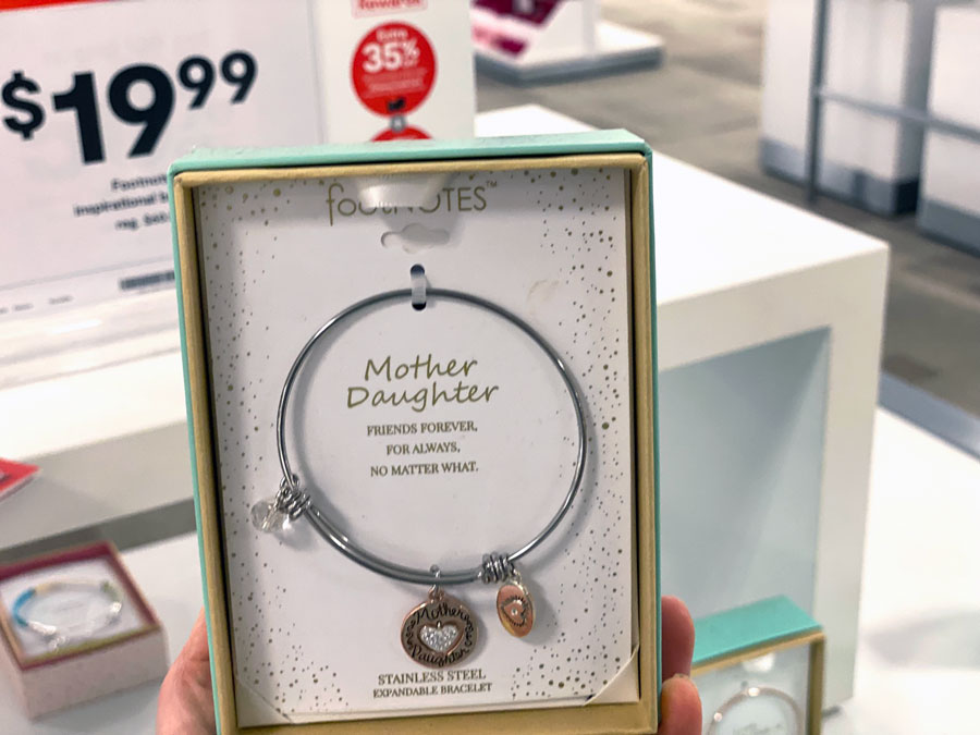 Jewelry of Love: Footnotes Mother and Daughter Bangle Shines at JCPenney