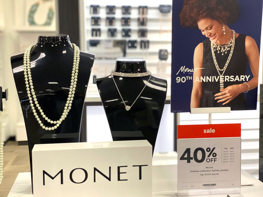 Timeless Elegance: Monet Jewelry's Pearl Strand Necklace at JCPenney
