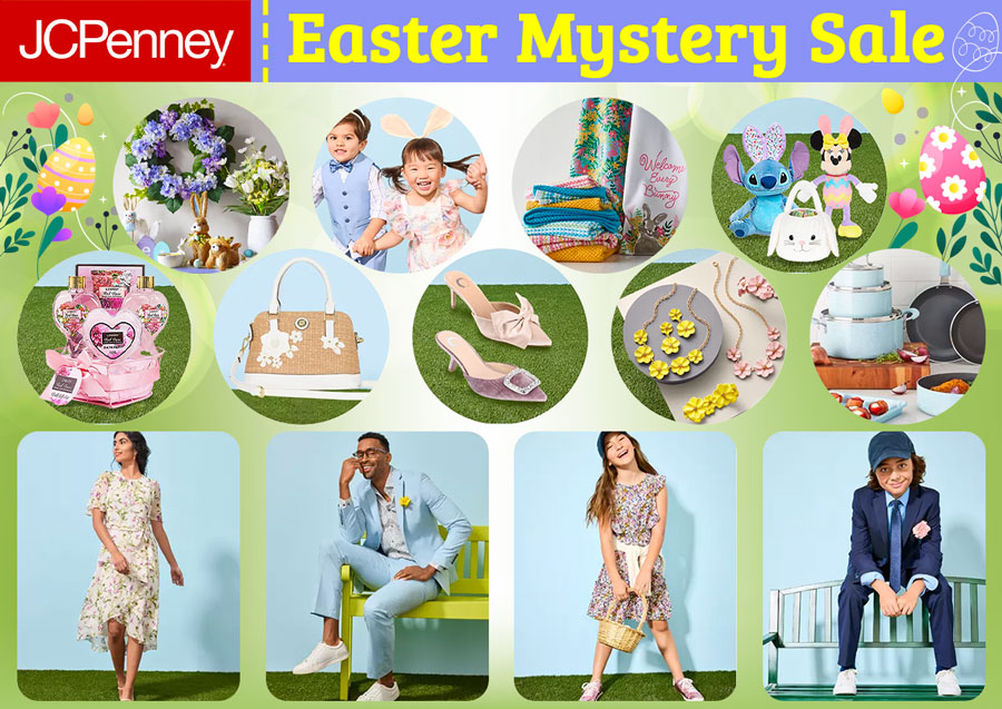 Discover Mystery Deals at JCPenney's Easter Sale!