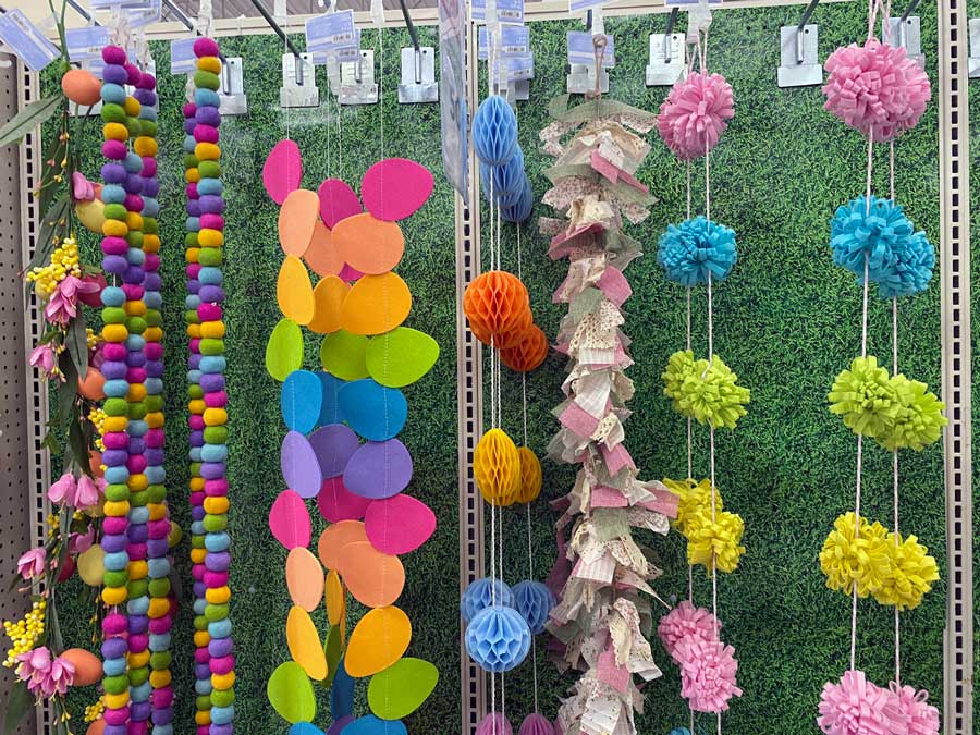 Michaels' Egg Garlands Add Color to Your Easter Decor!