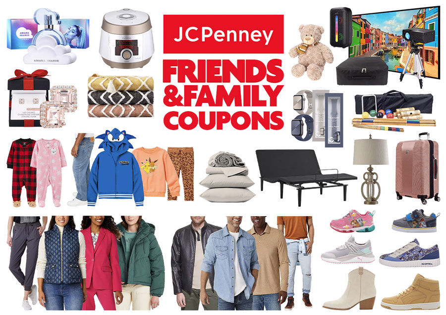 Limited Time Offer: Don't Miss Out on JCPenney's Friends and Family Sale Coupons!