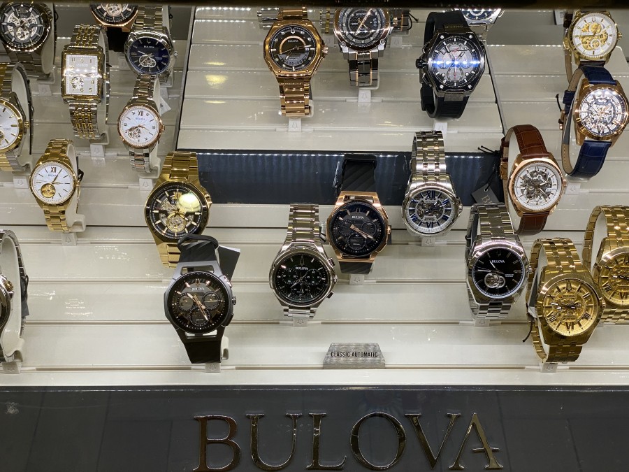 Enhance Grandpa's fashion with a stylish Bulova watch.