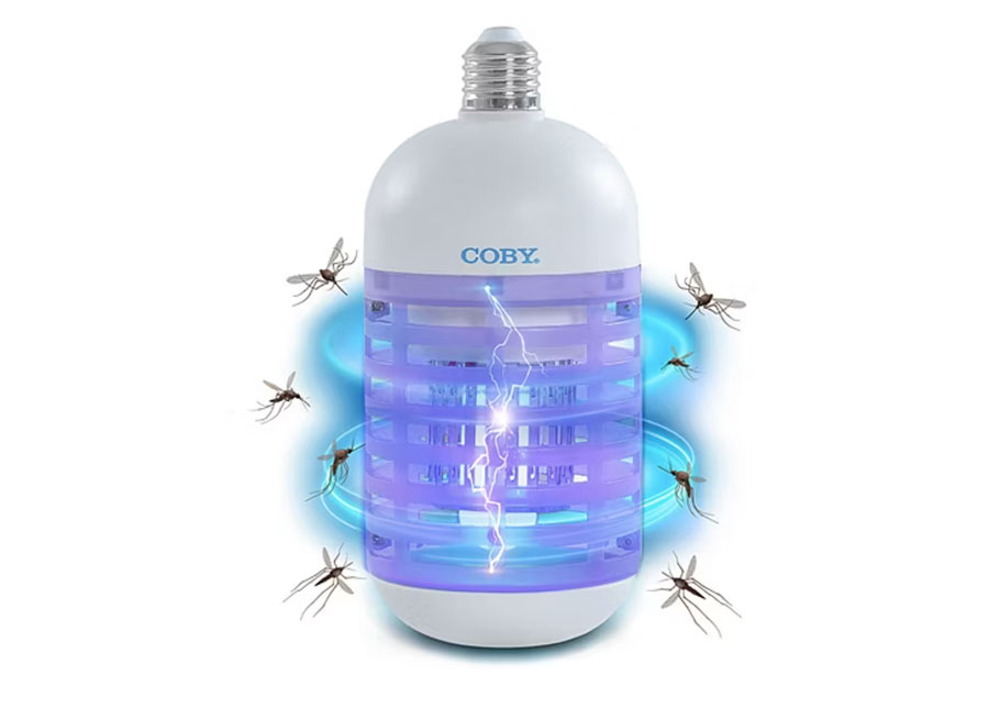 Say Goodbye to Pests with COBY's Illuminating Bug Zapper Bulb