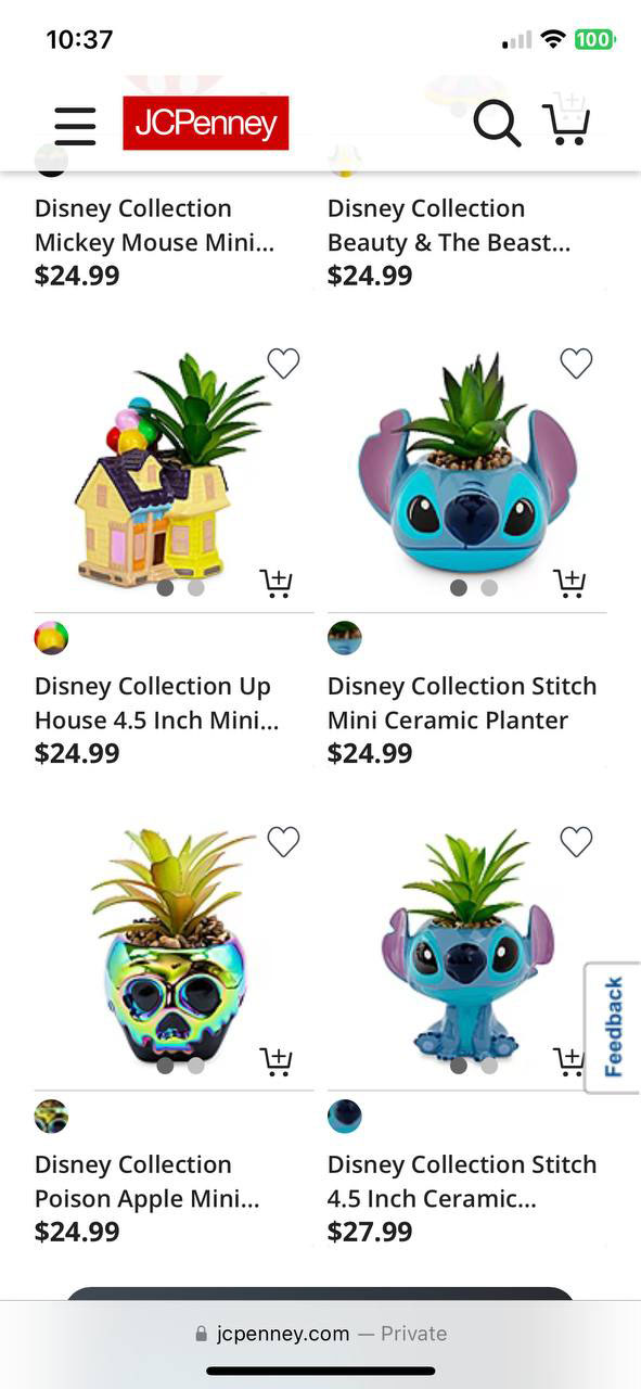 Disney Collection Mini Planter - Unforgettable Mother's Day Gift!