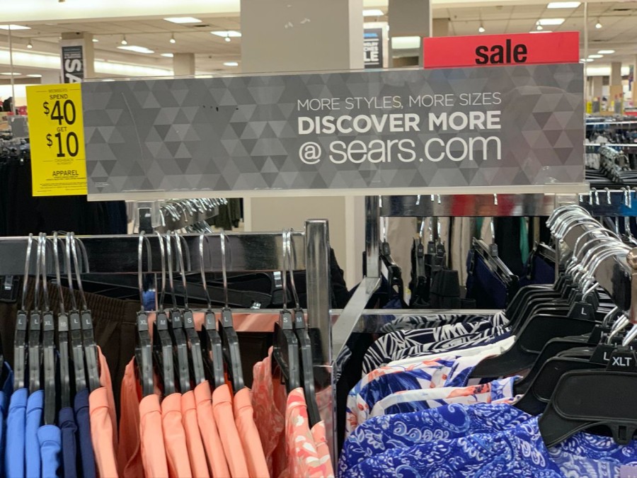 The Sears store attracts bargain hunters with its remarkably low prices and significant sales.