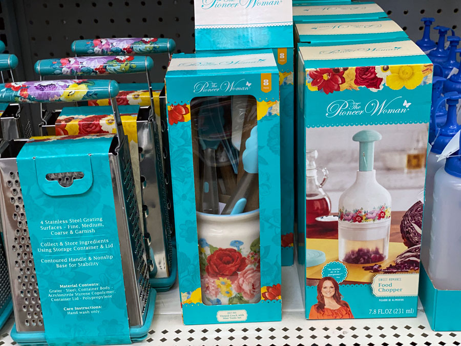 Pioneer Woman Sweet Rose Kitchen Tool Set for Mother's Day at Walmart