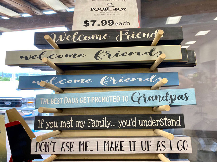 Home of the Best Grandpa: Personalized Father's Day Door Sign