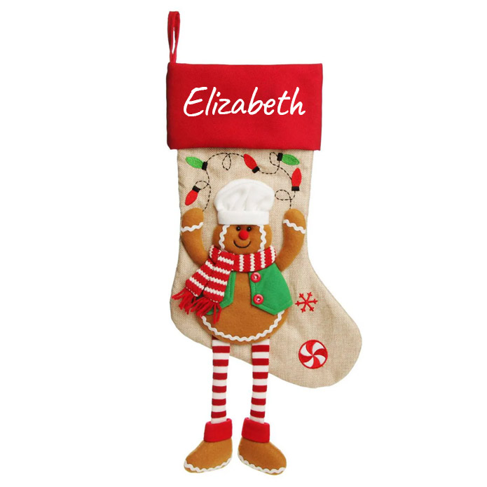 3D Personalized Christmas Stockings