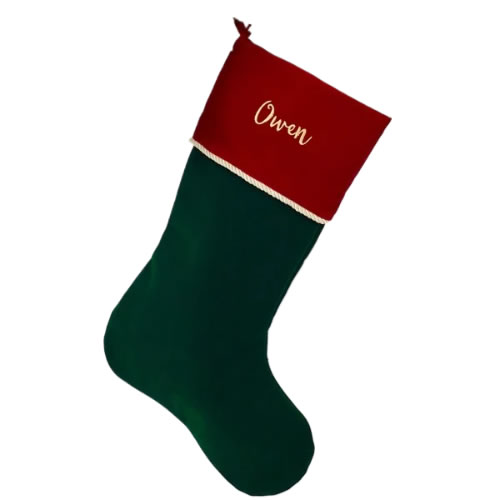 Elegant Evergreen Stocking