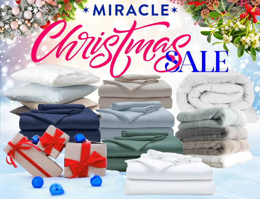 Miracle Sheets Christmas Sale