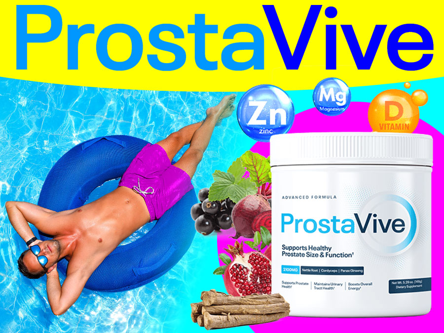 ProstaVive is a natural supplement designed to support prostate health, and enhance overall well-being for men.