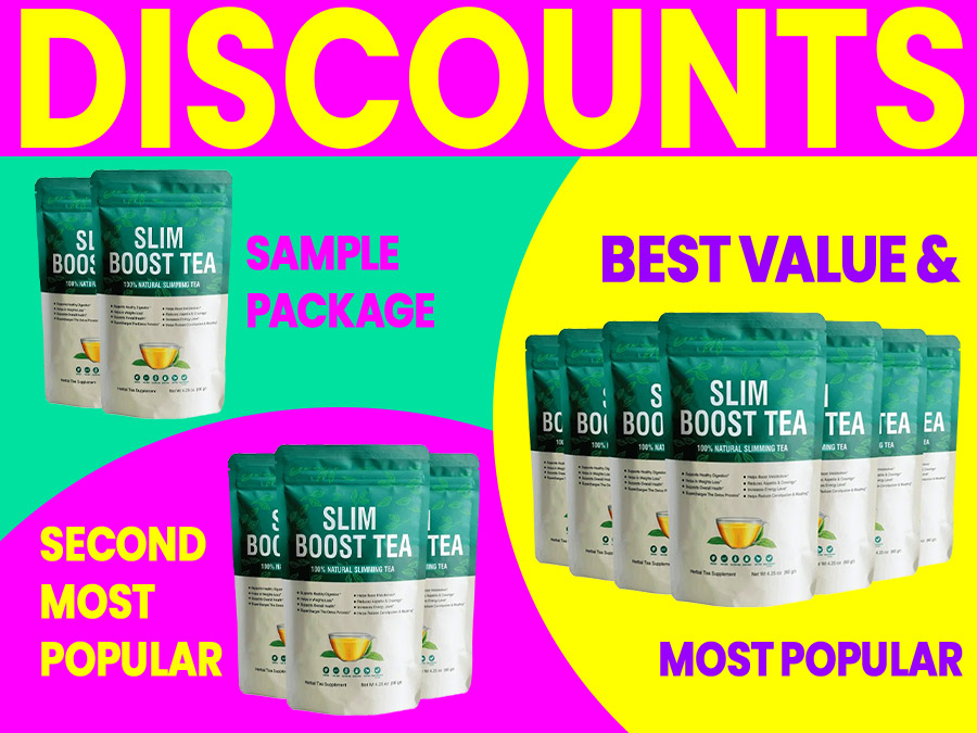 Get exclusive discounts on Slim Boost Tea and enjoy natural weight management.