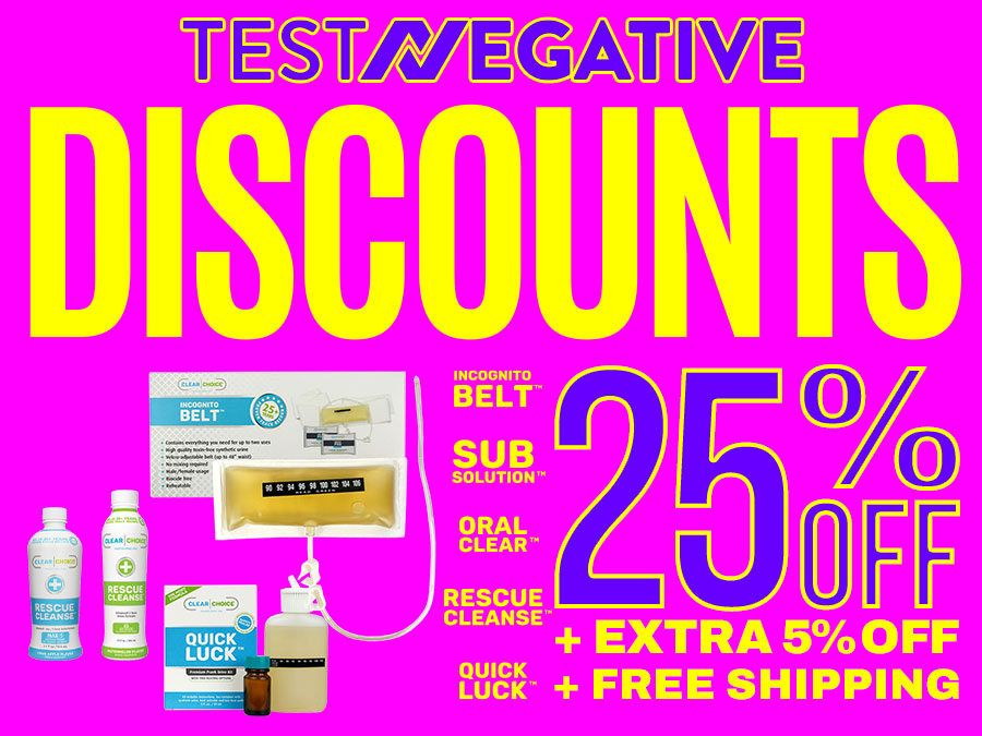 TestNegative.com 25% Off + Extra 5% Off Coupon