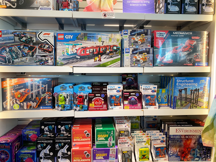 Construction Sets in the Frost Museum of Science Gift Shop