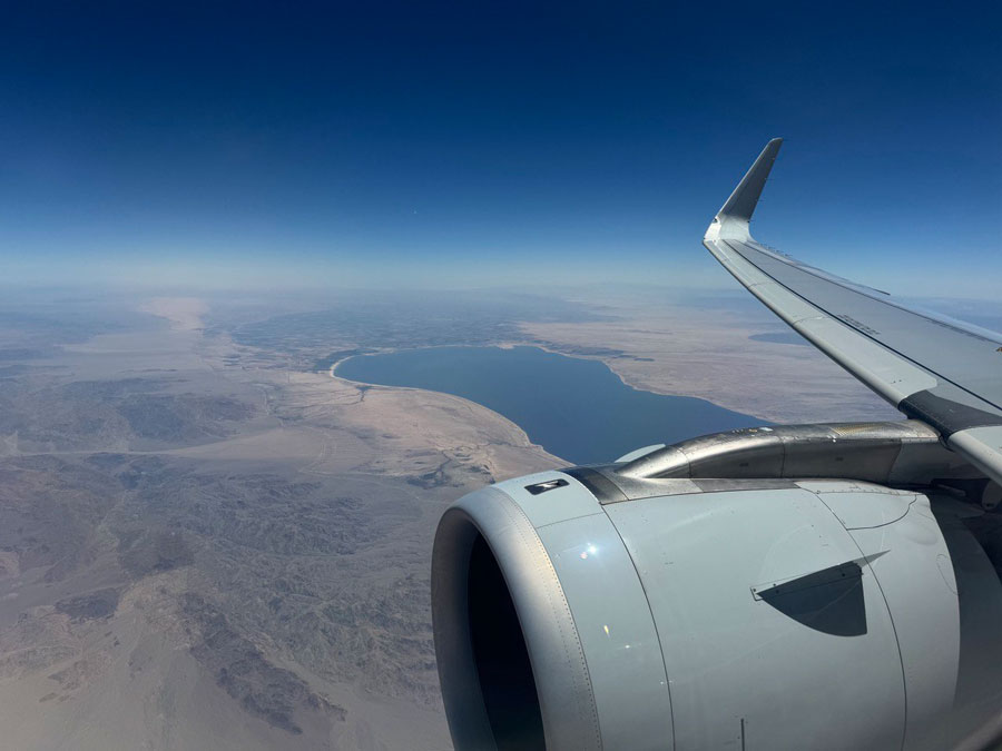 Landscape from The Plane Porthole