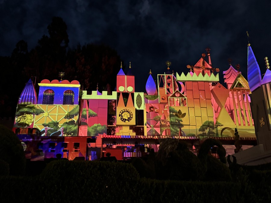 Disneyland transforms into a visual celebration with magical projections across the park.
