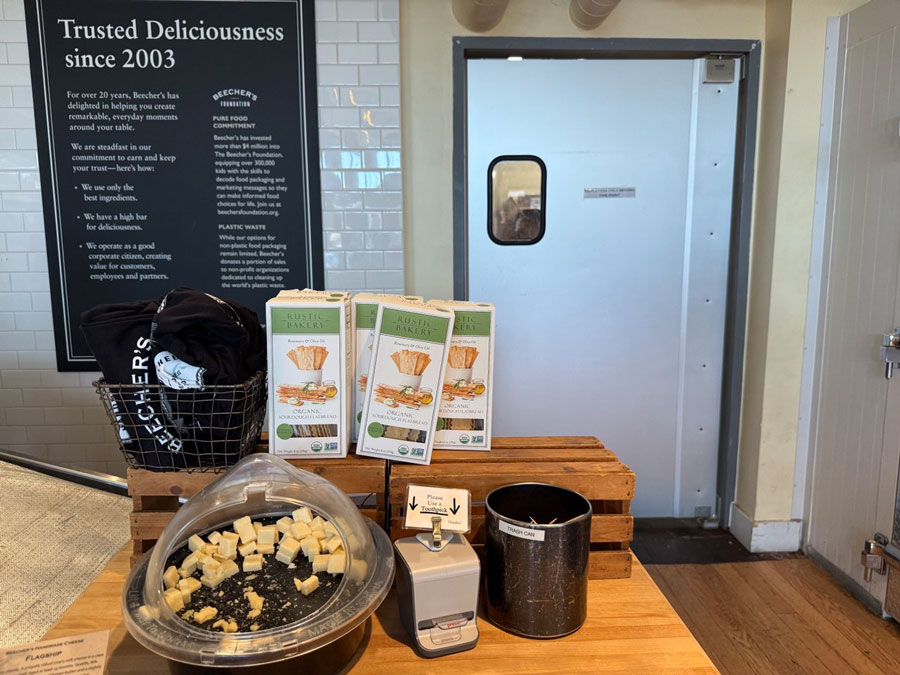 Cheese Tasting in Beecher's