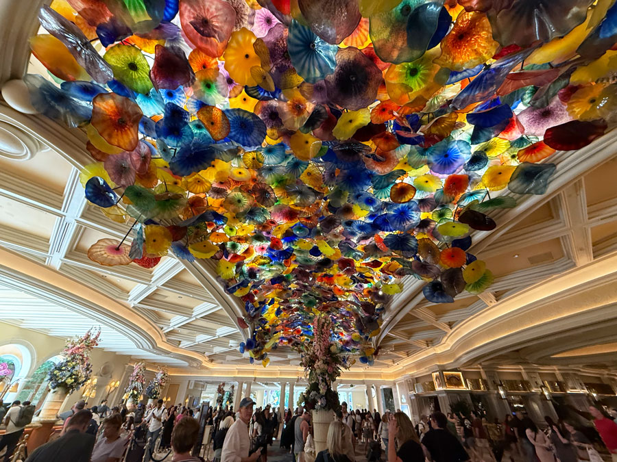 'Fiori di Como' in the lobby of the Bellagio Hotel in Las Vegas