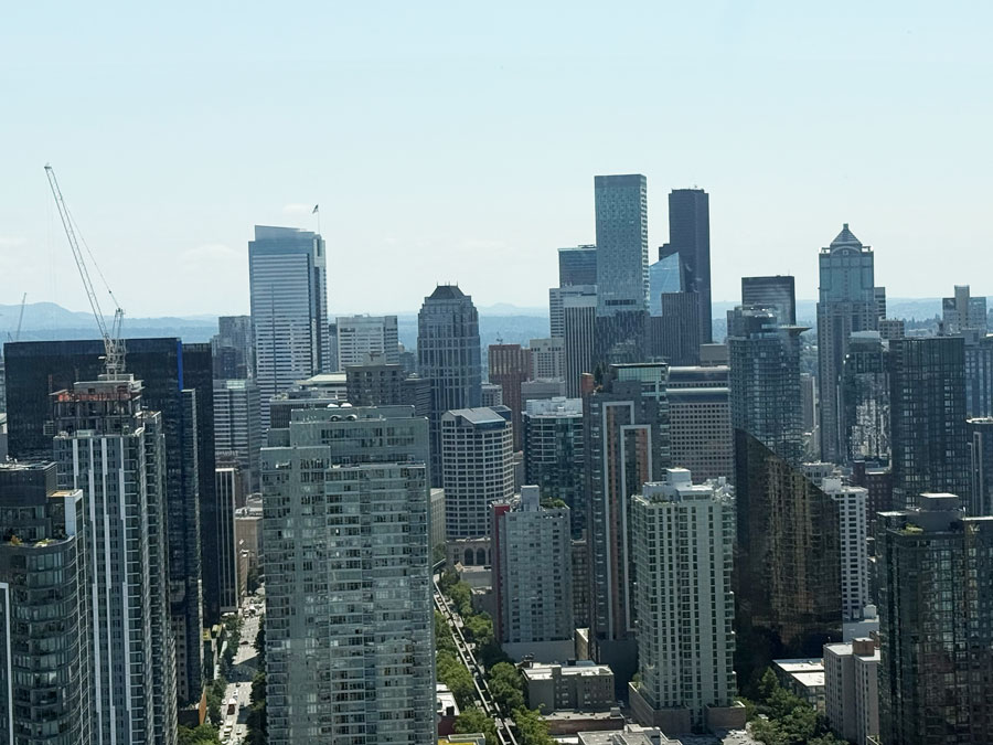 Floor-to-ceiling Glass Walls at the Space Needle