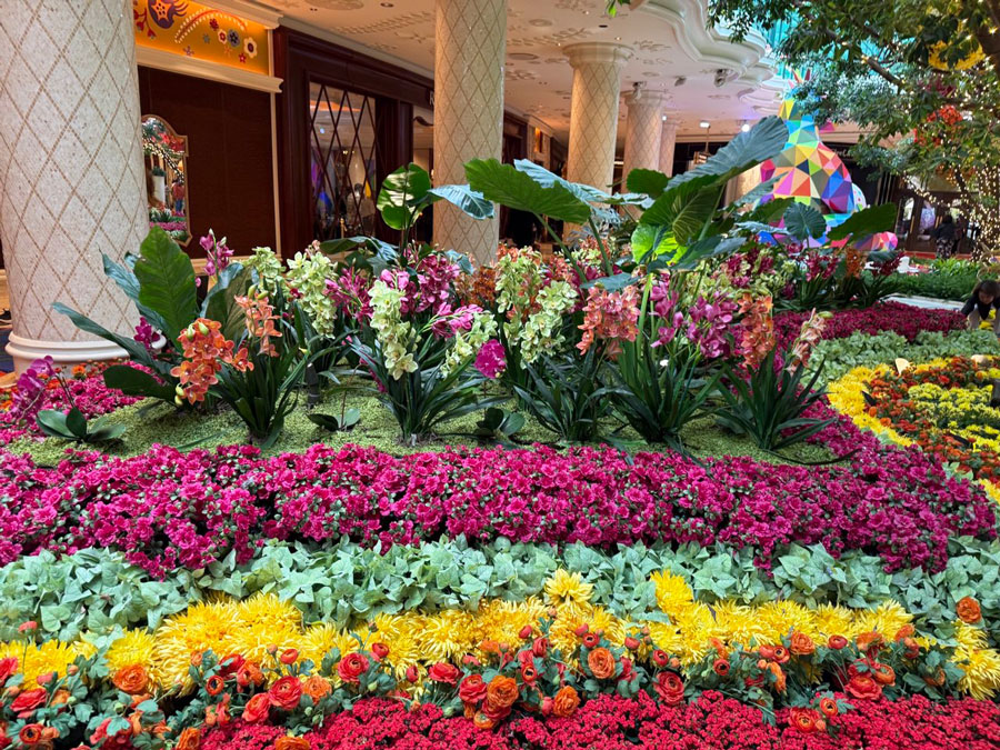 Flower Arrangement at The Wynn Las Vegas Hotel