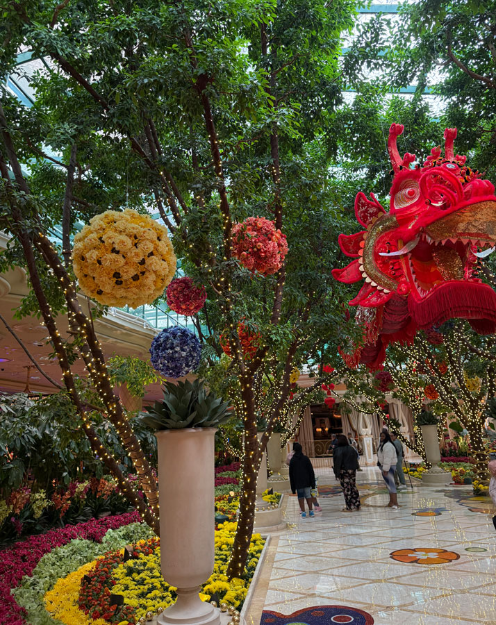 Beautiful Indoor Garden at Wynn Las Vegas