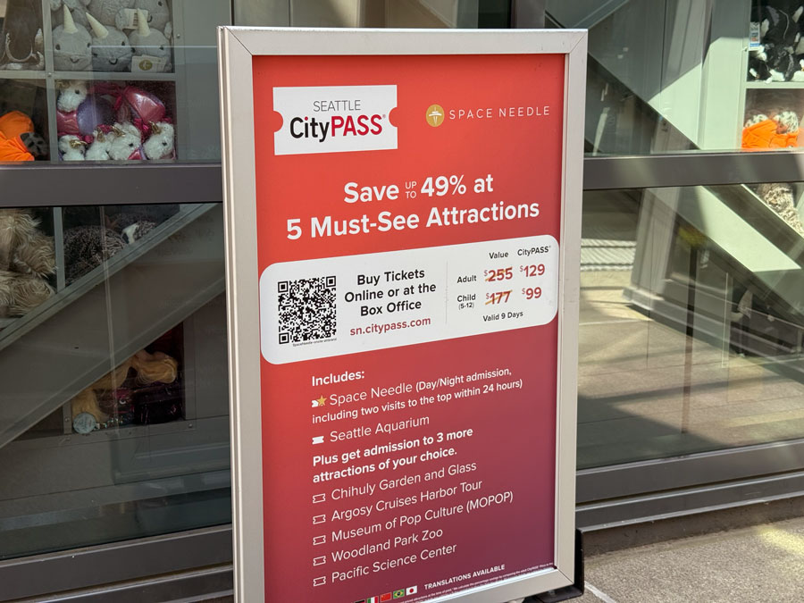 Seattle CityPASS Discount Offer