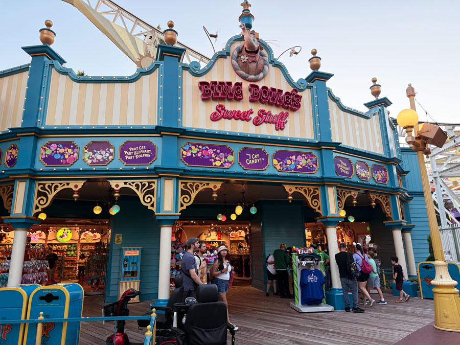 Bing Bong's Sweet Stuff store at Disney California Adventure Park