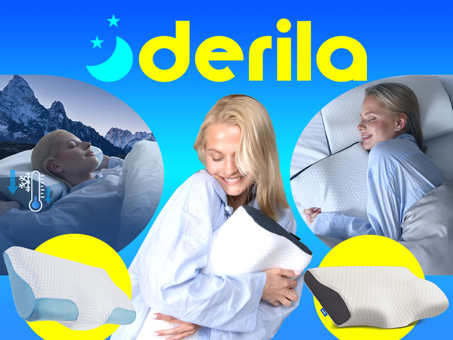 Derila Pillow: Is This Ergonomic Pillow The Solution To Improve Sleep Quality And Fight Apnea?