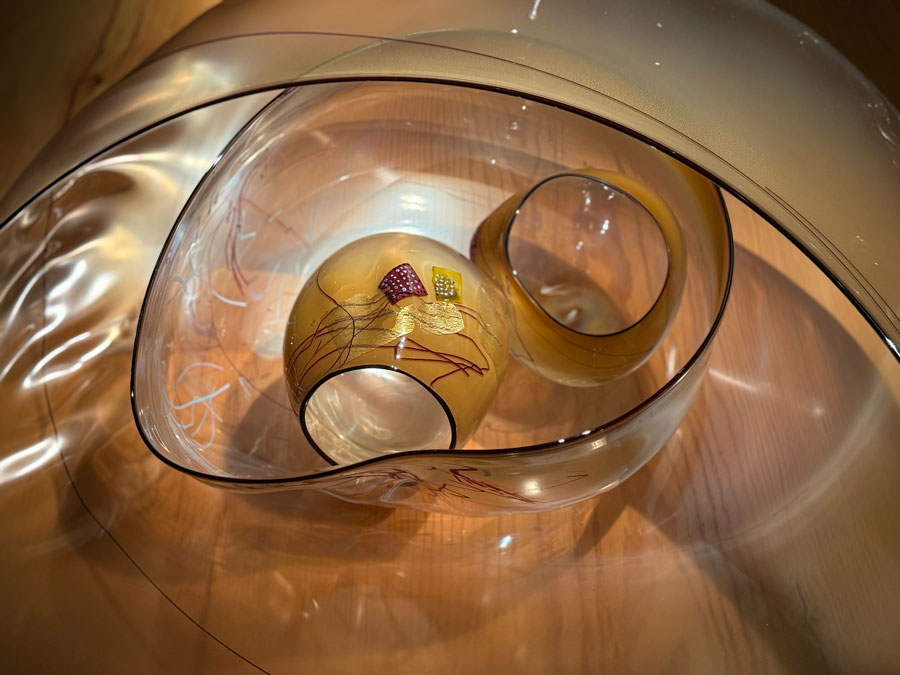 Glass Nested Basket by Dale Chihuly