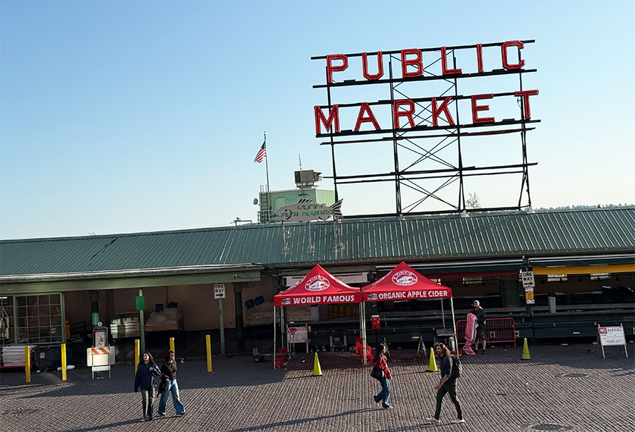 Seattle's historic public market - Pike Place Market