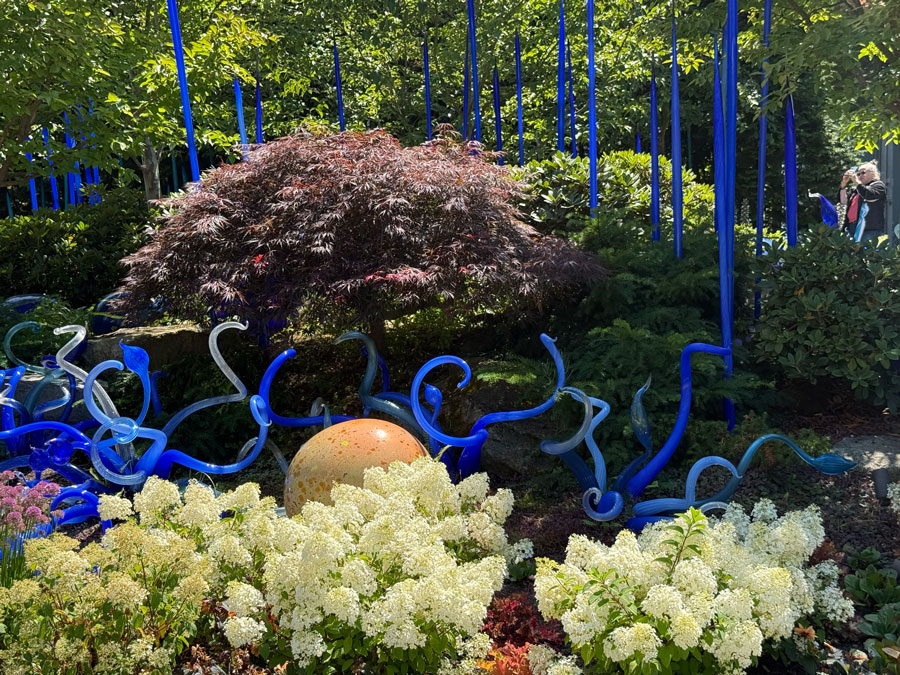 Inside Chihuly Garden and Glass