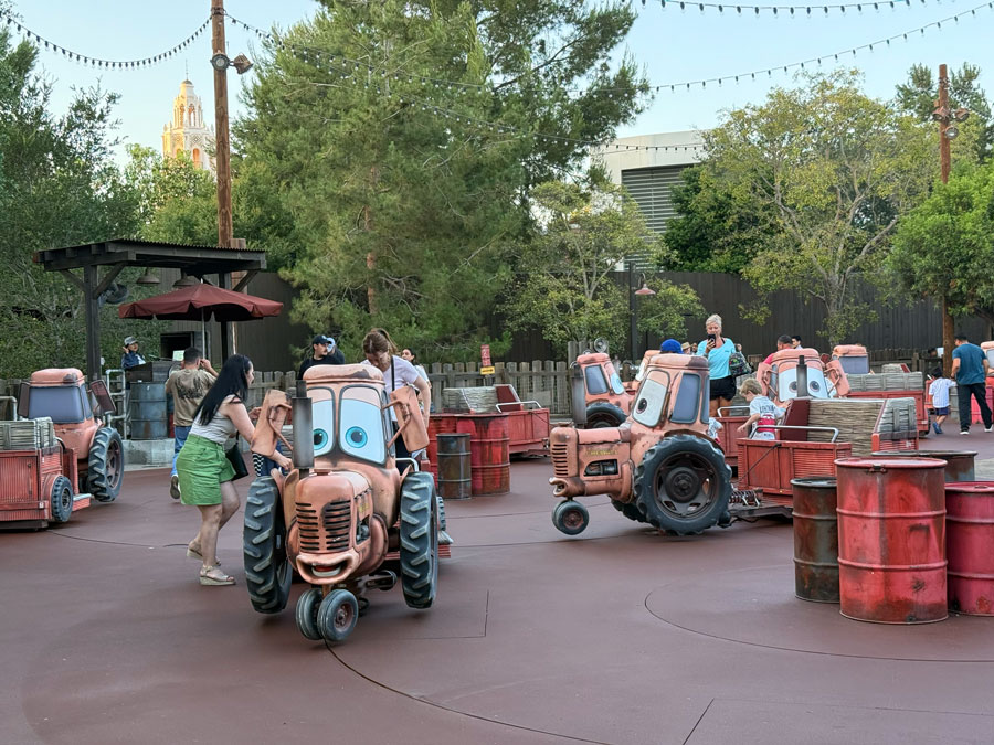 Mater's Junkyard Jamboree Rides - Disneyland Resort