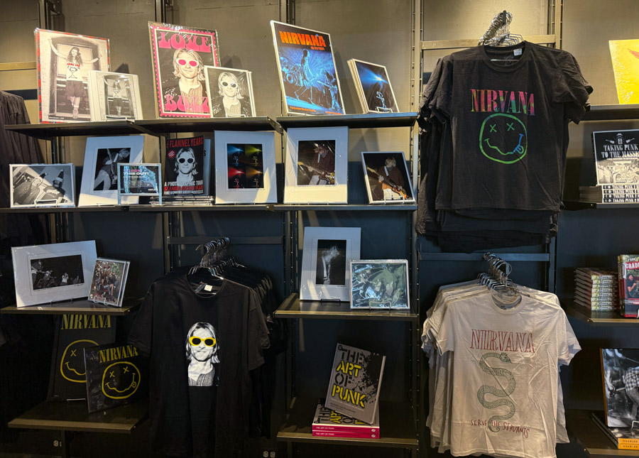 Nirvana Band Merch at MoPOP