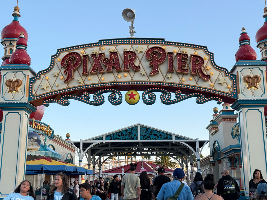 Pixar Pier Land at Disney California Adventure