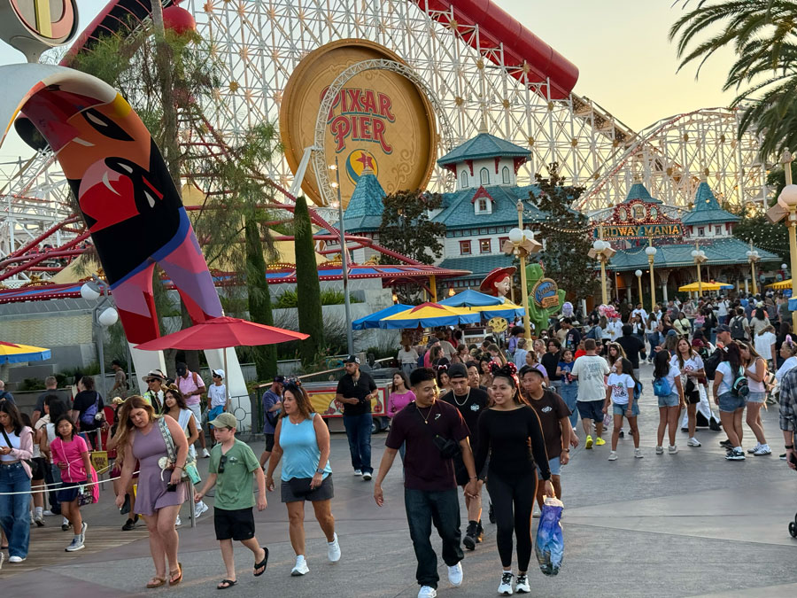 Pixar Pier Land in Disney California Adventure Park