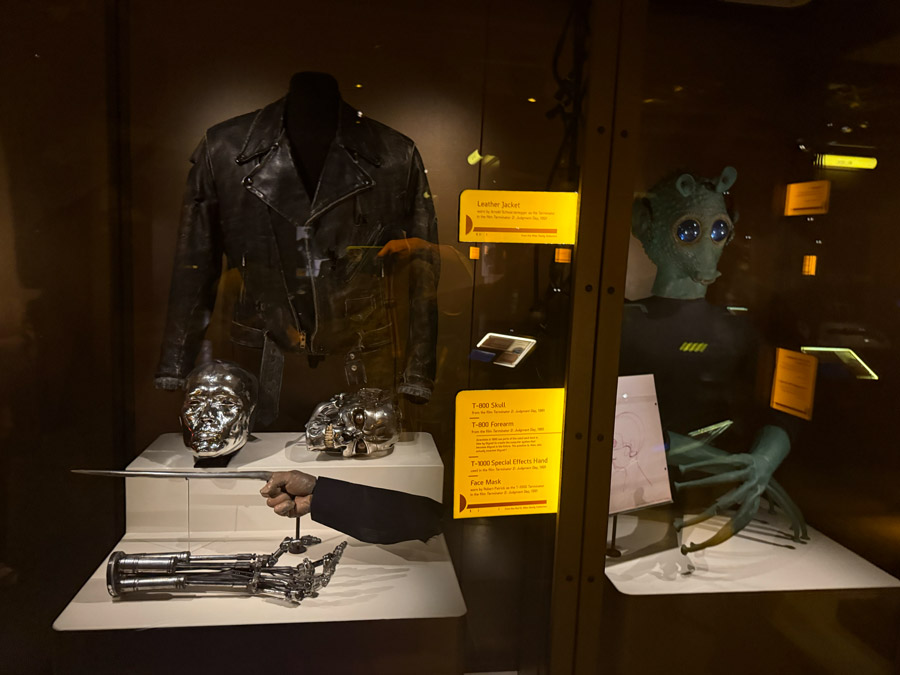 T-800 exhibit from the movie "Terminator" at the Museum of Pop Culture
