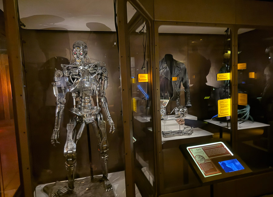 The Terminator T-800 exhibits