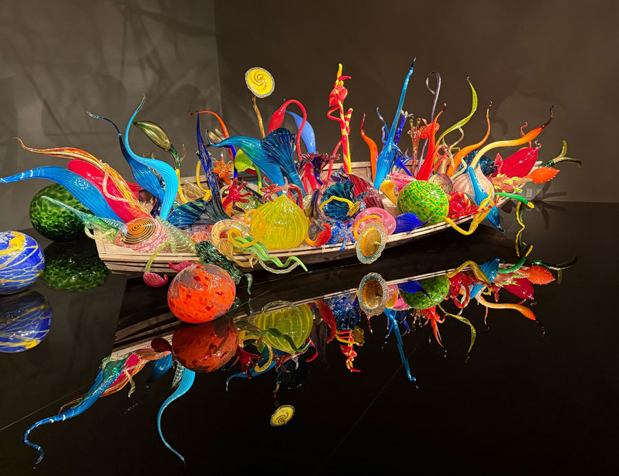 Various Glass Works by Dale Chihuly