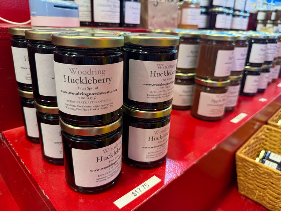 Woodring Huckleberry Fruit Spread at Pike Place Market