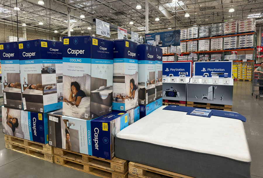 Casper Premium Cooling 12’’ foam Mattresses at Costco