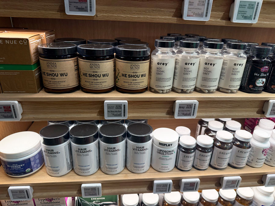 Dietary Supplements at Erewhon