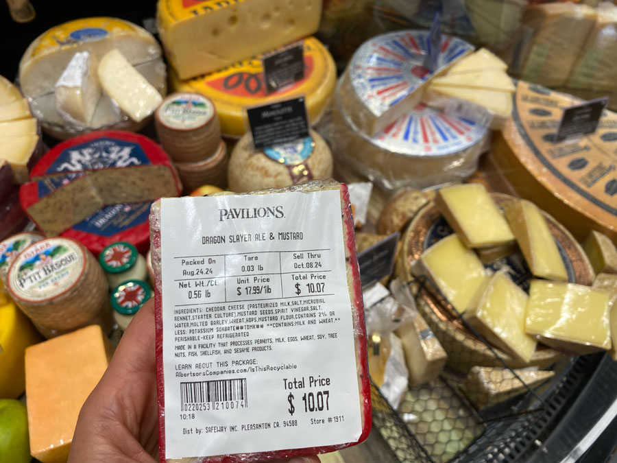 Excalibur Dragon Slayer Ale & Mustard Seed Cheddar at Pavilions